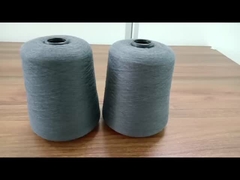 Hilados negros 21s 28% de fibra de acero inoxidable, 36% de algodón mezclado con 36% de poliéster